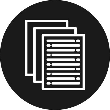 Görev Özeti Çemberi BG Simgesi, Basit Tasarımlı Vektör Resimleri