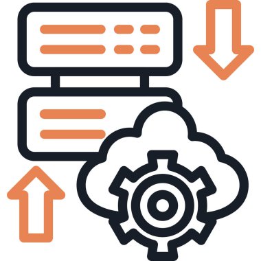 Web sitesi Taşıma Satırı Bitiş Simgesi, Basit Tasarımlı Vektör Resimleri