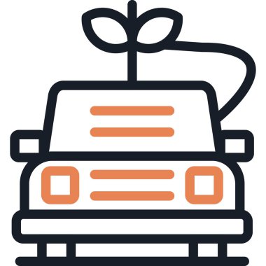 Hidrojen Yakıt Hücre Hattının Simgesi, Basit Tasarımlı Vektör Resimleri