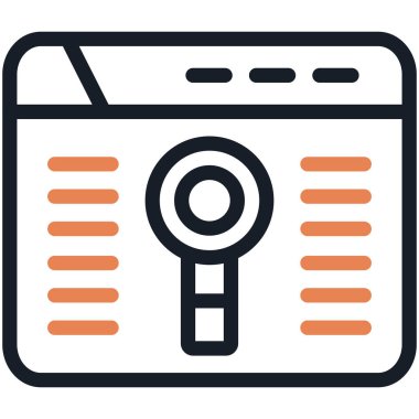 SEO Kılavuz Satırı Simge Ögesi, Basit Tasarımlı Vektör Resimleri