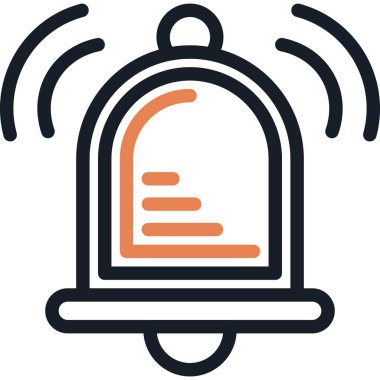 Bildirim Ses Satırı Simgesi, Basit Tasarımlı Vektör Resimleri