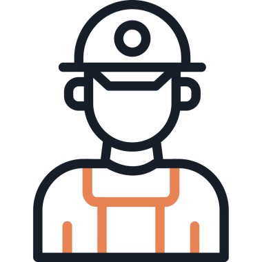 Marangoz Çizgisi Simgesi, Basit Tasarımlı Vektör Resimleri