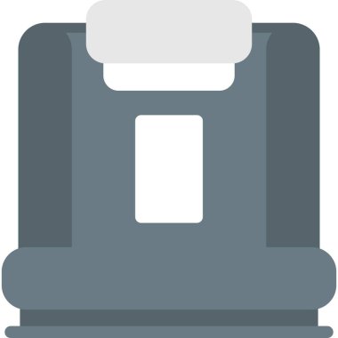 VR Platform Düz Simgesi, Basit Tasarımlı Vektör Resimleri