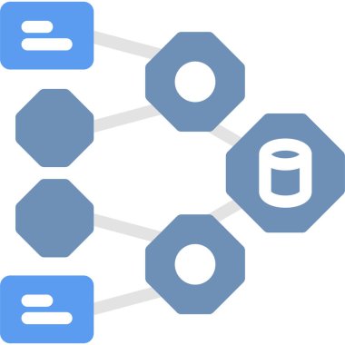 Yazılım Sevkiyatı Düz Simge, Basit Tasarımlı Vektör İllüzyonu