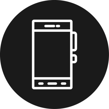 Sosyal Medya Çizgisi Çemberi BG Simgesi, Basit Tasarımlı Vektör Resimleri