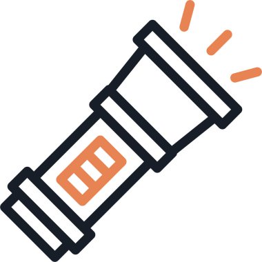 El feneri Satırı Simgesi, Basit Tasarımlı Vektör Resimleri