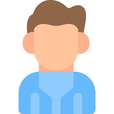 Takım Lideri Düz Simge, Basit Tasarımlı Vektör Resimleri