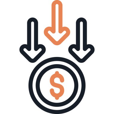 Fiyat İptali Satırı Simgesi, Basit Tasarımlı Vektör Resimleri