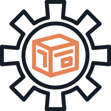 Ürün Geliştirme Çizgisi Basit Tasarımlı Vektör İllüstrasyonu