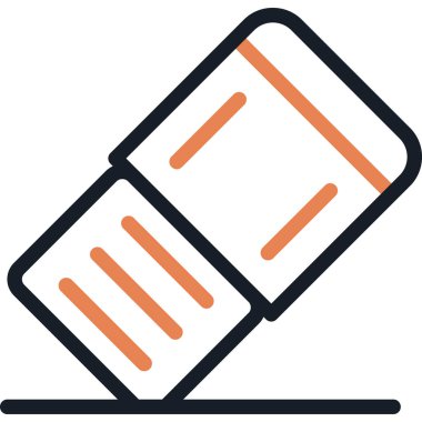 Silme Satırı Simgesi, Basit Tasarımlı Vektör Resimleri