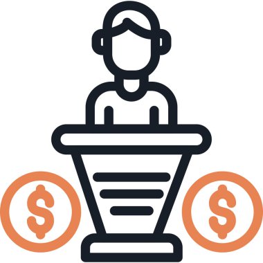 Dönüştürme Oranı Simgesi, Basit Tasarımla Vektör İllüstrasyonu