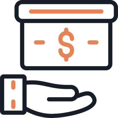 Yozlaşma Delil Çizgisi Simge Ögesi, Basit Tasarımlı Vektör İllüstrasyonu