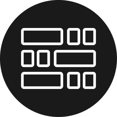 Kontrol Paneli Çemberi BG Simgesi, Basit Tasarımlı Vektör Resimleri