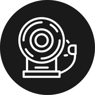 Okul Çemberi Çemberi BG Simgesi, Basit Tasarımlı Vektör Resimleri