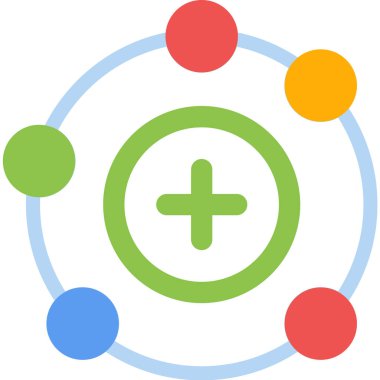 Elektron Düz Simgesi, Basit Tasarımlı Vektör Resimleri