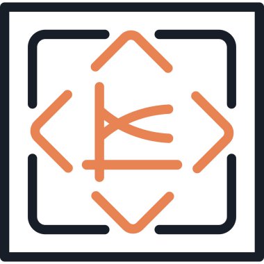 Logaritma Satırı Bitiş Simgesi, Basit Tasarımlı Vektör İllüstrasyonu