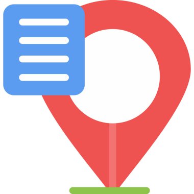 Konum Geçmişi Düz Simgesi, Basit Tasarımlı Vektör Resimleri