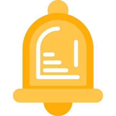 Bildirim Merkezi Düz Simge, Basit Tasarımlı Vektör İllüstrasyonu