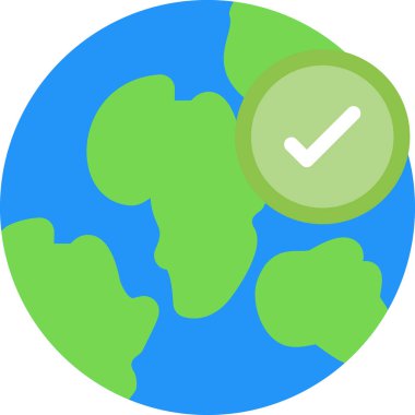 Harita Izgara Düz Simgesi, Basit Tasarımlı Vektör Resimleri