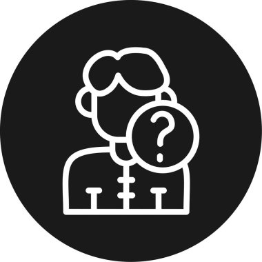 Sınav Satırı Çemberi BG Simgesi, Basit Tasarımlı Vektör Resimleri