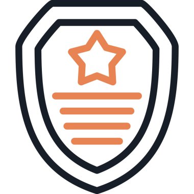 Kanun Uygulaması Amblem Çizgisi Simge Ögesi, Basit Tasarımlı Vektör Resimleri