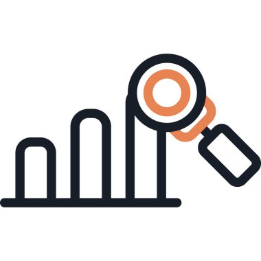 Pazar Araştırması Satırı Simge Ögesi, Basit Tasarımlı Vektör Resimleri