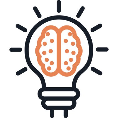 İleti Satırı Simgesi, Basit Tasarımlı Vektör İllüstrasyonu