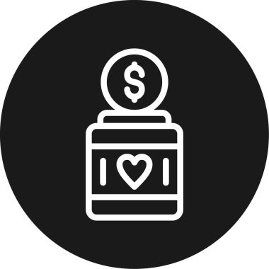 BG Simgesi Bağış Hattı Çemberi, Basit Tasarımlı Vektör Resimleri