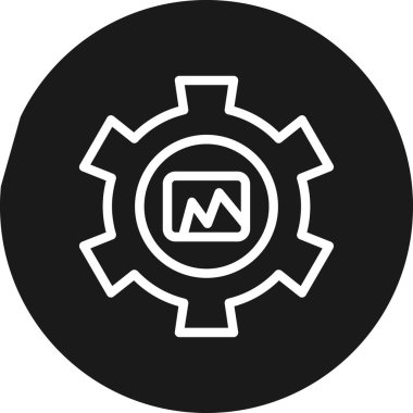 İçerik Özelleştirme Satırı Çemberi BG Simgesi, Basit Tasarımlı Vektör Resimleri