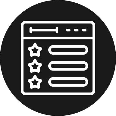 Özellik Bölümü Çemberi BG Simgesi, Basit Tasarımlı Vektör Resimleri