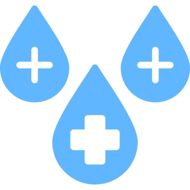 Tıbbi Çözüm Düz Simgesi, Basit Tasarımlı Vektör Resimleri