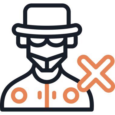 Yozlaşma İzleme Çizgisi Simge Ögesi, Basit Tasarımlı Vektör İllüstrasyonu