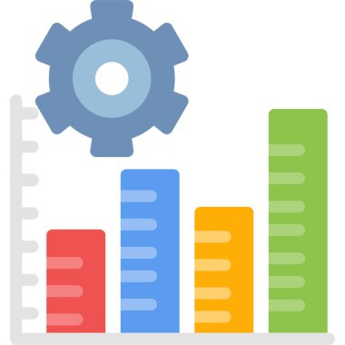 Analitik Düz Simge, Basit Tasarımlı Vektör Resimleri