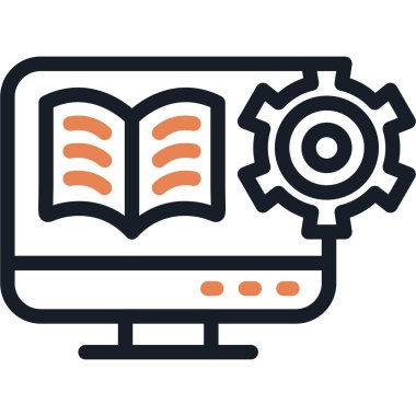 Etkileşimli Öğrenme Satırı Basit Tasarımlı Vektör ResmiComment