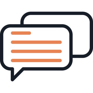 Metin Özeti Satırı Simgesi, Basit Tasarımlı Vektör Resimleri