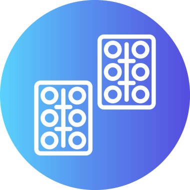 Medicine Line Gradyan Çemberi Simgesi, Basit Tasarımlı Vektör Resimleri