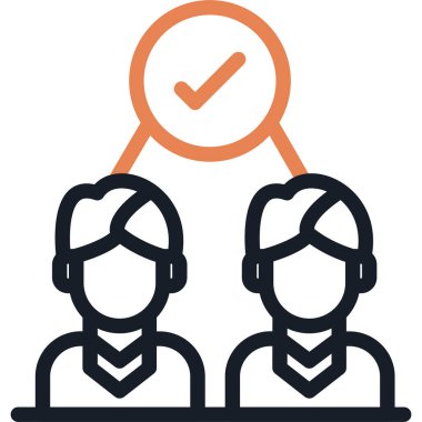 Takım Proje Çizgisi Simgesi, Basit Tasarımlı Vektör Resimleri