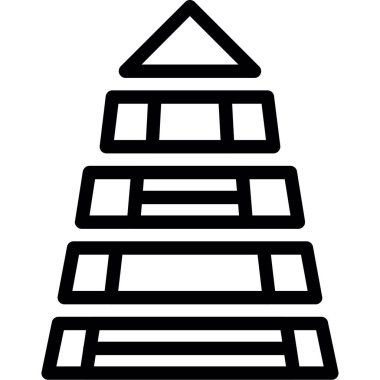 Piramit Çizelgesi, Basit Tasarımlı Vektör Resimleri