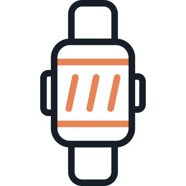 Smartwatch Satırı Basit Tasarımlı Vektör ResmiComment