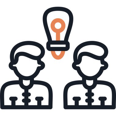 Çevrimiçi İşbirliği Satırı Basit Tasarımlı Vektör ResmiComment