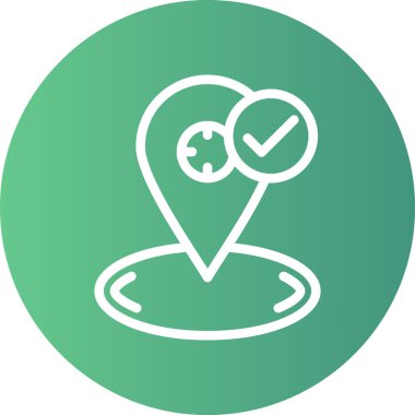 Sistem Satırı Gradyan Çemberi Simgesi, Basit Tasarımlı Vektör Resimleri