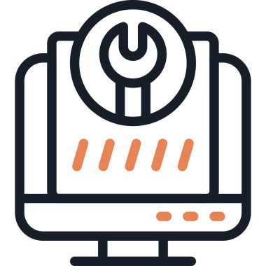 Yazılım Sürüm Satırı Basit Tasarımla Vektör İllüzyonu