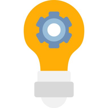 Motivasyon Girişimi Düz Simge, Basit Tasarımlı Vektör İllüstrasyonu