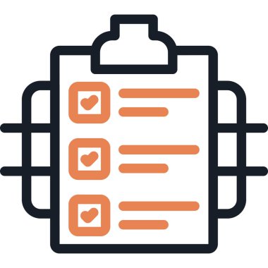 Satır Listesi Simgesi, Basit Tasarımlı Vektör Resimleri