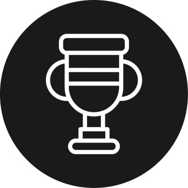 Başarı Hat Çemberi BG Simgesi, Basit Tasarımlı Vektör Resimleri