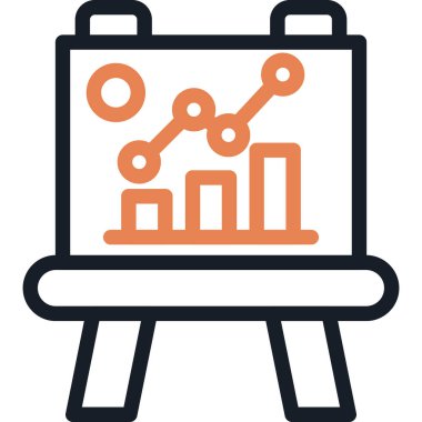 Pazarlama Planı Simgesi, Basit Tasarımlı Vektör Resimleri