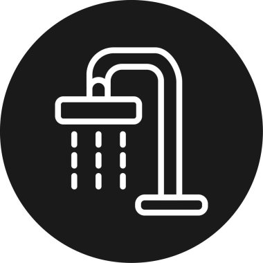 BG Simgesi Yüzme Çizgisi Çemberi, Basit Tasarımlı Vektör Resimleri