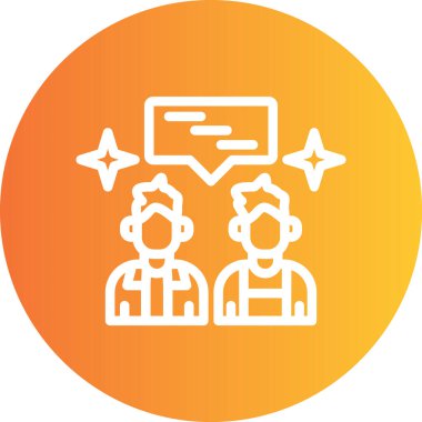 Takım Etkinlik Fikirleri Çizgisi Gradyan Çemberi Simgesi, Basit Tasarımlı Vektör Resimleri