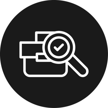 İş Fuarı Kayıt Hattı BG Simgesi Çemberi, Basit Tasarımlı Vektör Resimleri