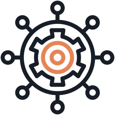 Arka Bağlantı Stratejisi Satırı Basit Tasarımlı Vektör ResmiComment